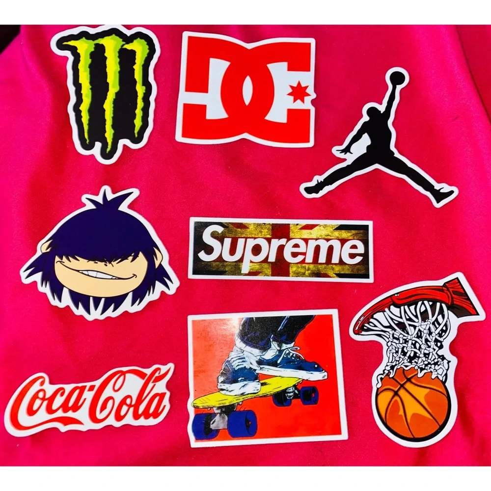 DC SUPREME Skater Sneaker Head Sticker Bundle